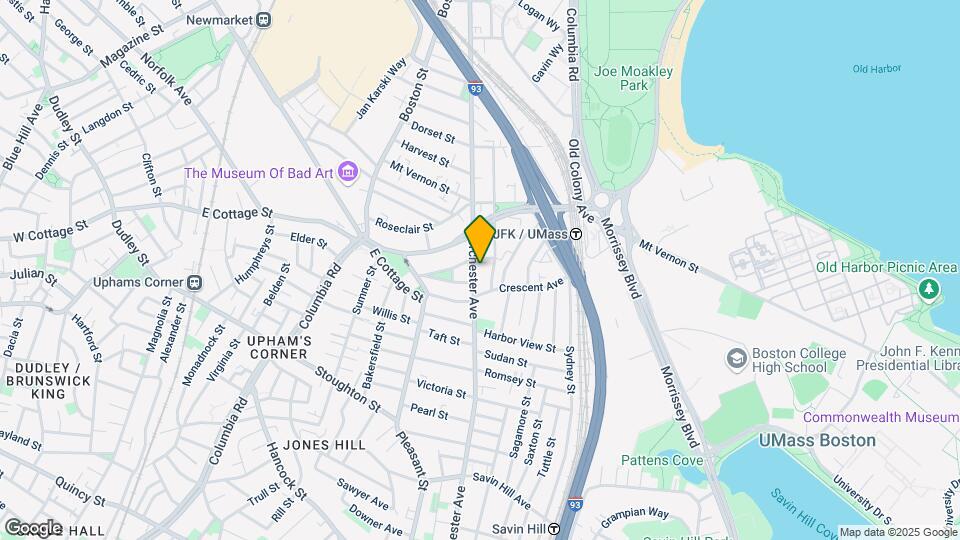 922 Dorchester Ave, Unit #2 Map and Location Details