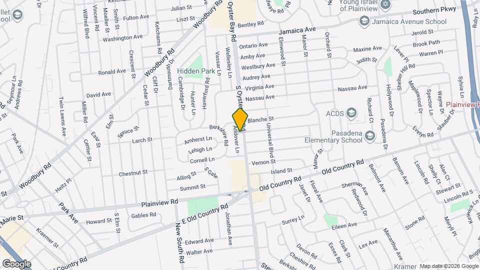 30 Andover Ln Map and Location Details