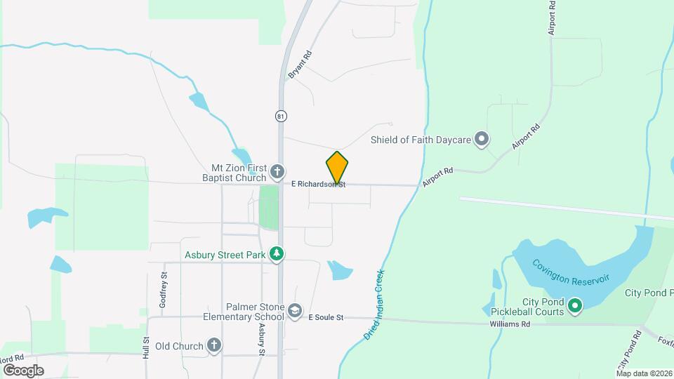 210 E Richardson St Map and Location Details