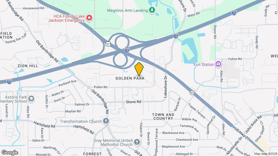 1406 Golden Park Ct Map and Location Details
