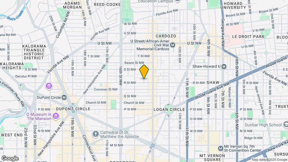 1423 R St NW, Unit 506 Map and Location Details