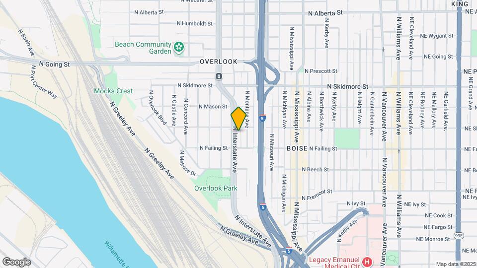 3970 N Interstate Ave, Unit #403 Mapa y Detalles de la Ubicación