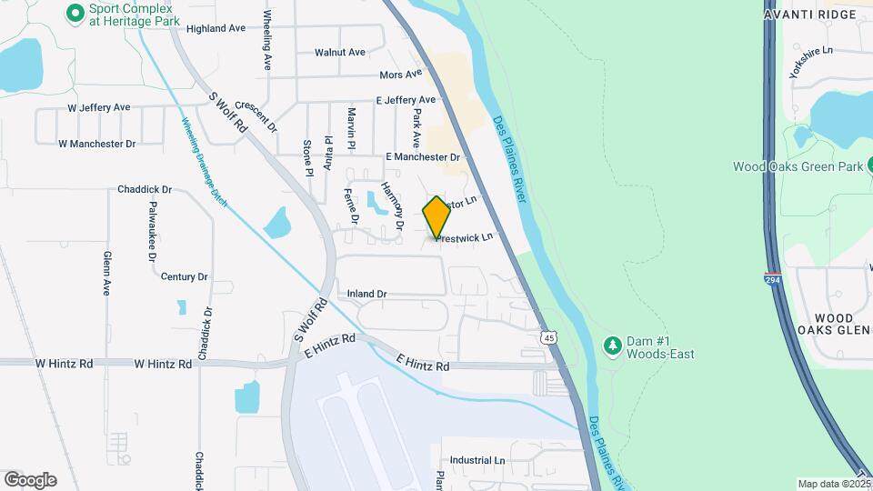 609 Prestwick Ln Map and Location Details
