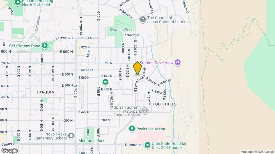 553 N Seven Peaks Blvd Map and Location Details