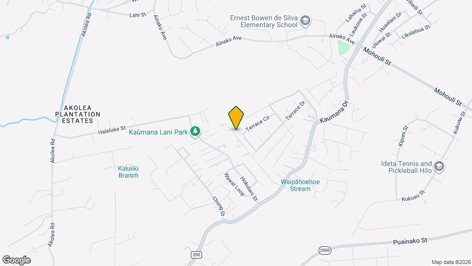 14 Puamelia Pl Map and Location Details