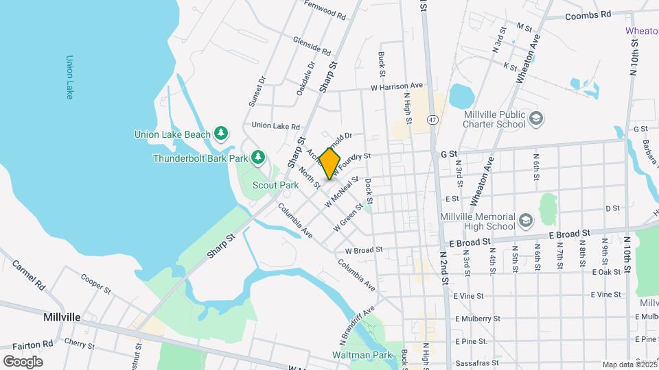 211 W Foundry St Map and Location Details