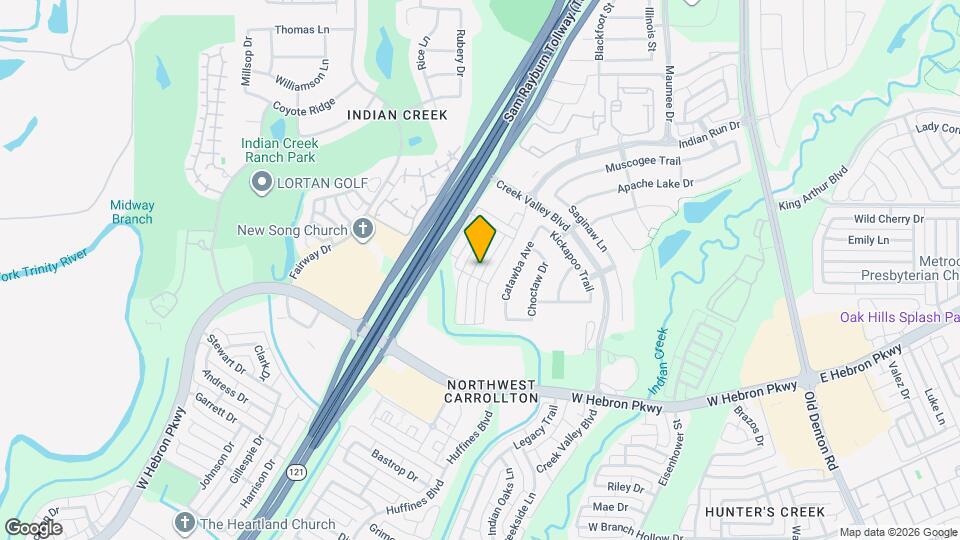 4208 Comanche Dr Map and Location Details