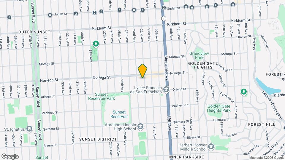 1831 22nd Ave Map and Location Details