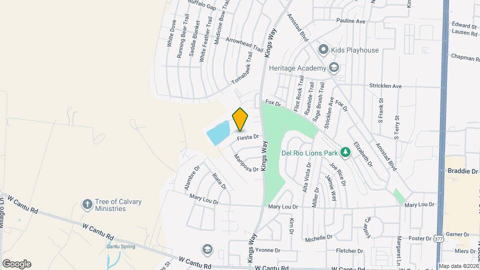 117 Fiesta Dr Map and Location Details