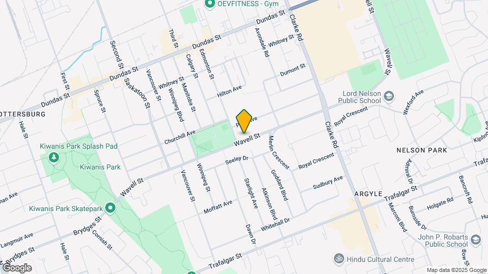 1826 Wavell St Map and Location Details