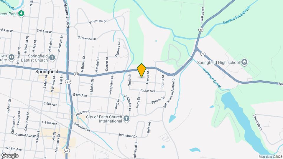 819 Pitt Ave Map and Location Details