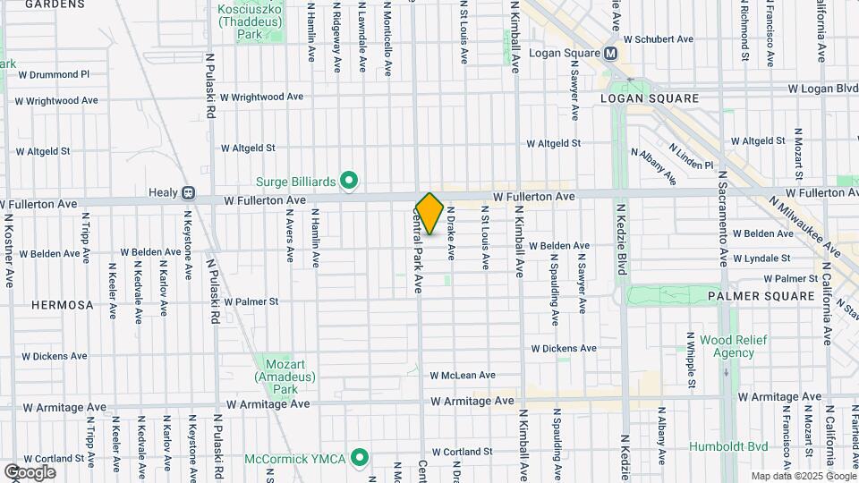 3572 W Belden Ave Map and Location Details