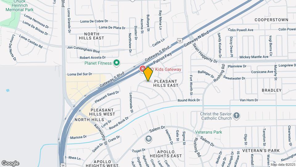 10726 White Sands Dr Map and Location Details