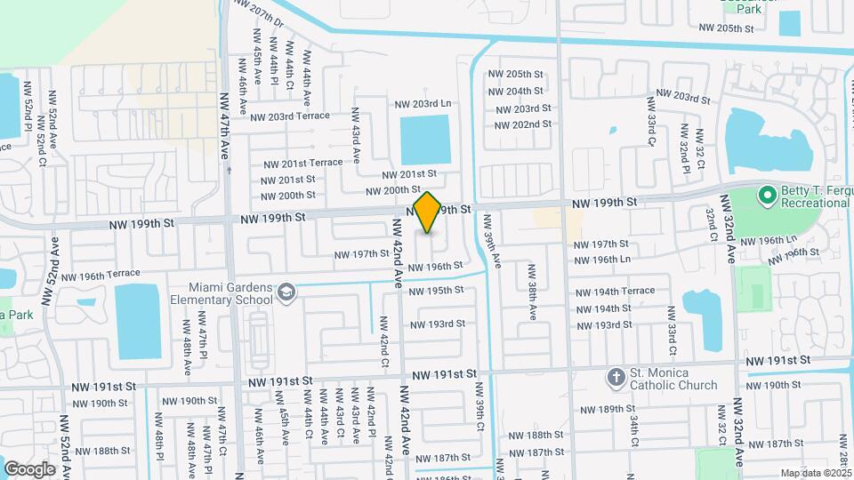 19720 NW 40th Ct, Unit efficiency Map and Location Details