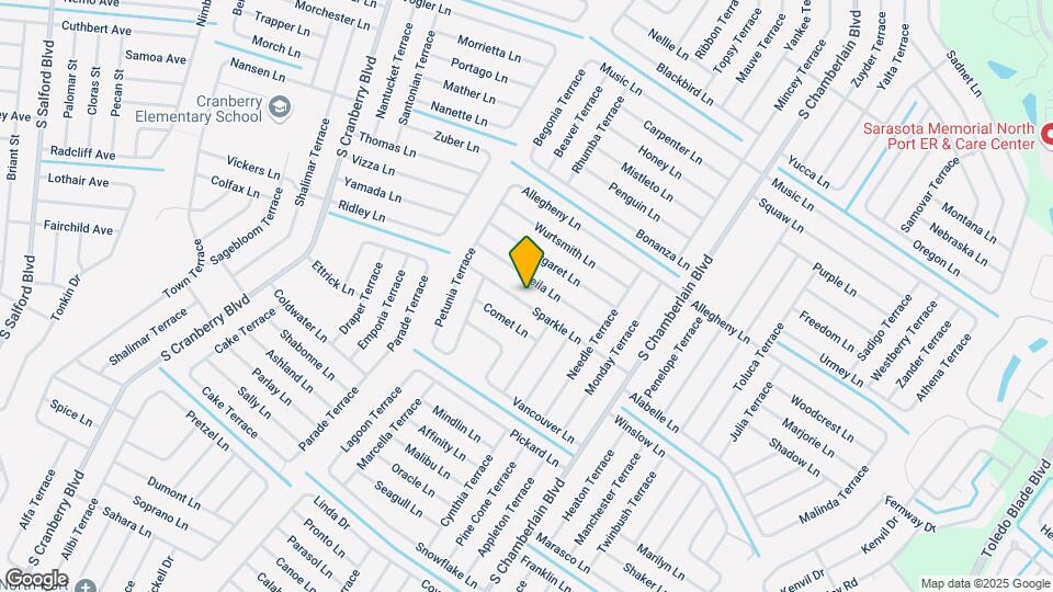 2492 Sparkle Ln Map and Location Details