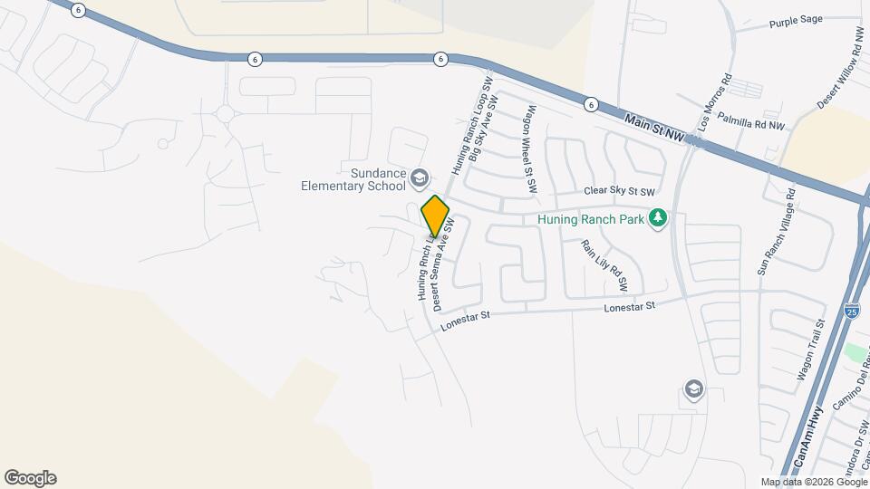 791 Desert Senna Ave SW Map and Location Details
