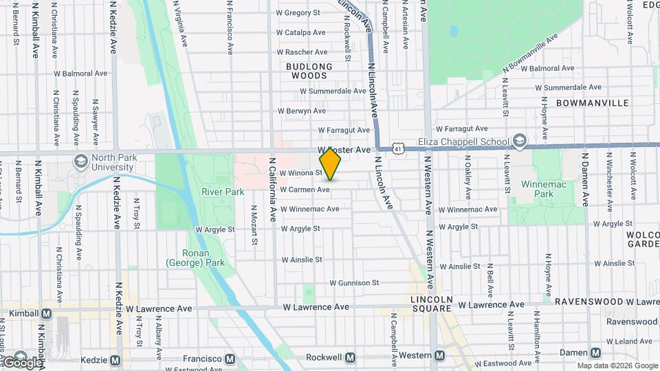 2630 W Carmen Ave, Unit J08P Map and Location Details