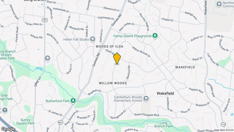 4513 Willet Dr Map and Location Details