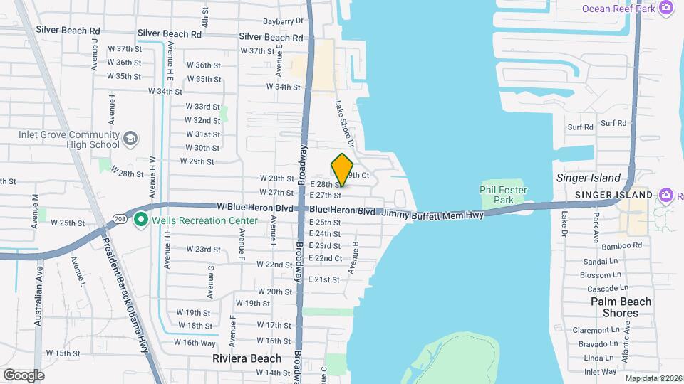 160 E 27th St Map and Location Details