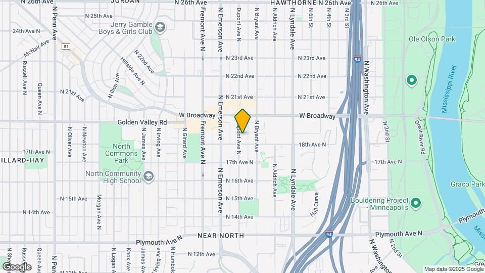 1814 Dupont Ave N Map and Location Details