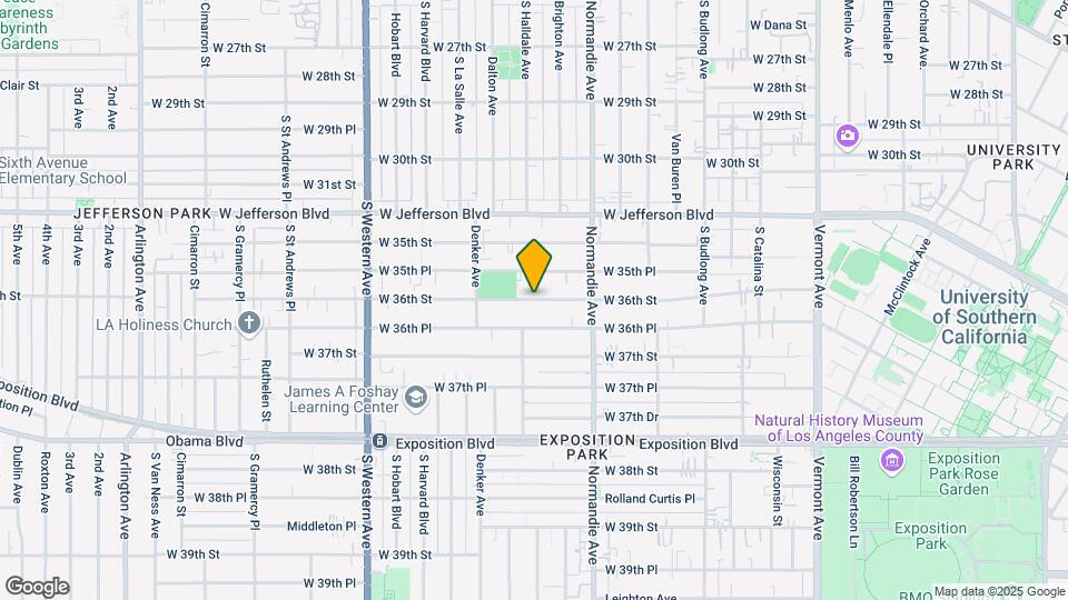1479 W 36th St Map and Location Details