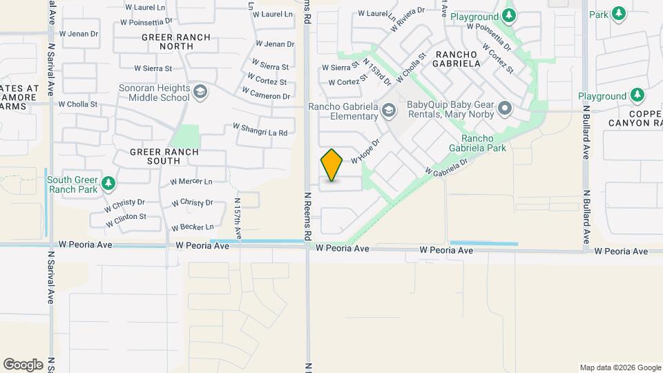 15450 W Mercer Ln Map and Location Details