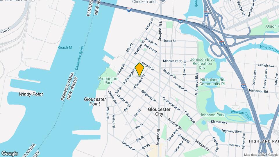 33 S Sussex St Mapa y Detalles de la Ubicación