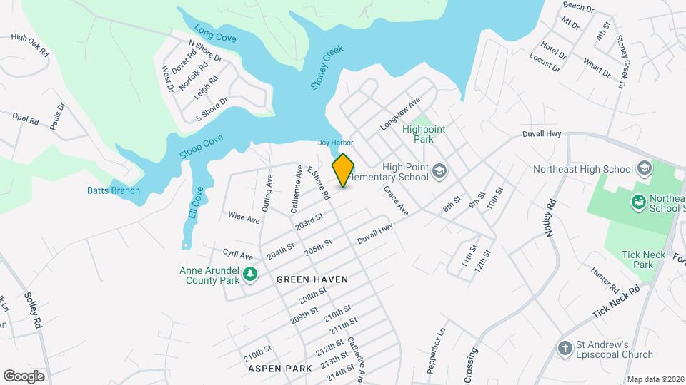 811 202nd St Map and Location Details