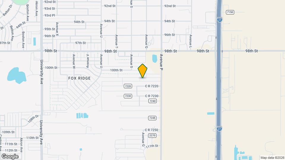 1705 102nd St Map and Location Details