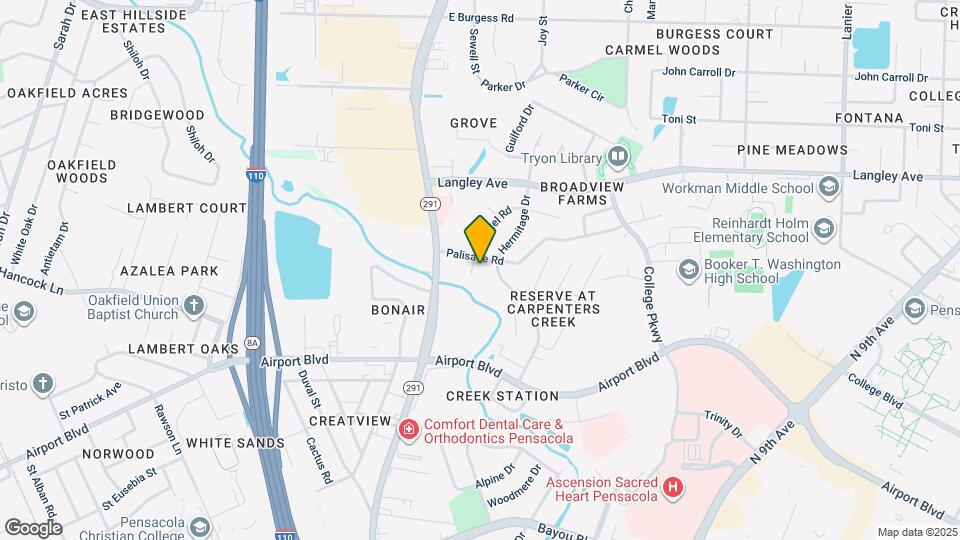 5910 Drexel Rd Map and Location Details