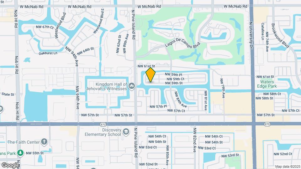 8602 NW 59th St Map and Location Details