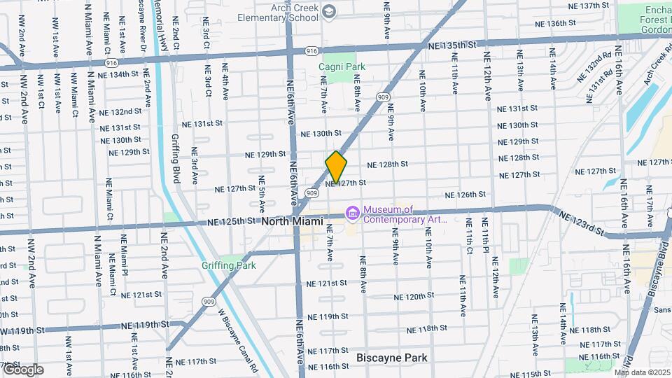 716 NE 127th St-Unit -3 Map and Location Details