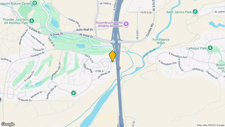 2075 S Sir Monte Dr Mapa y Detalles de la Ubicación