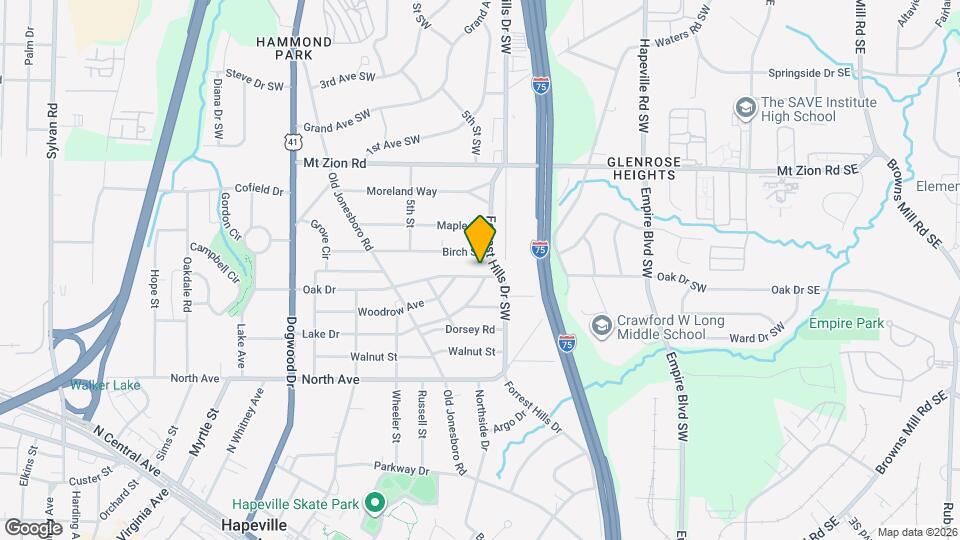 441 Oak Dr Map and Location Details