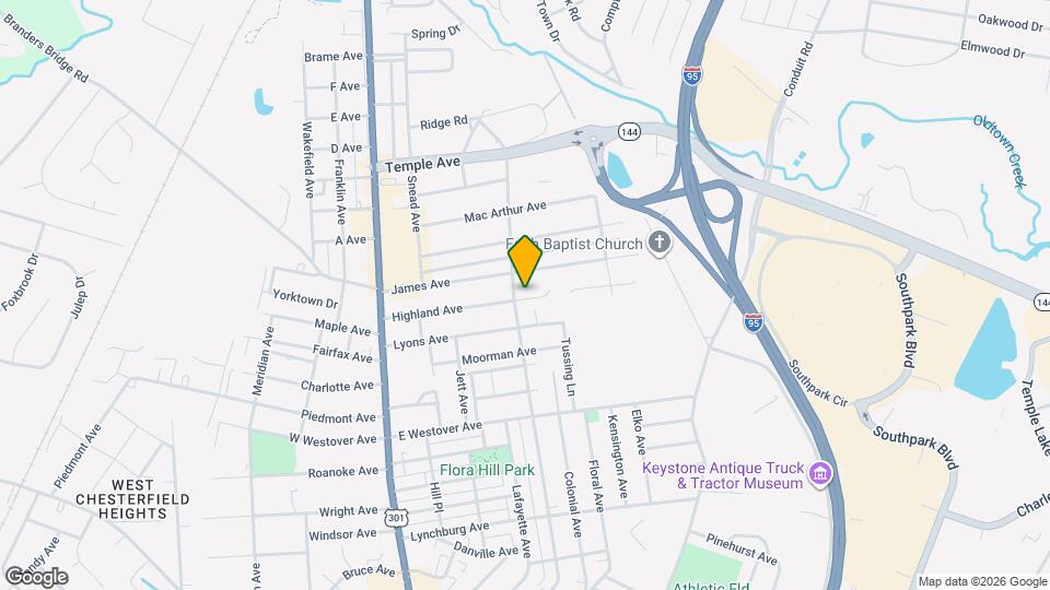 510 Highland Ave Map and Location Details