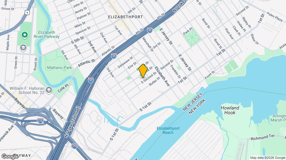 53 S Second St Map and Location Details