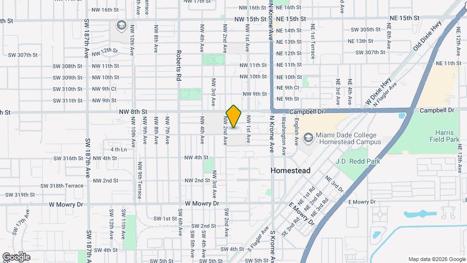 161 NW 6th St Map and Location Details