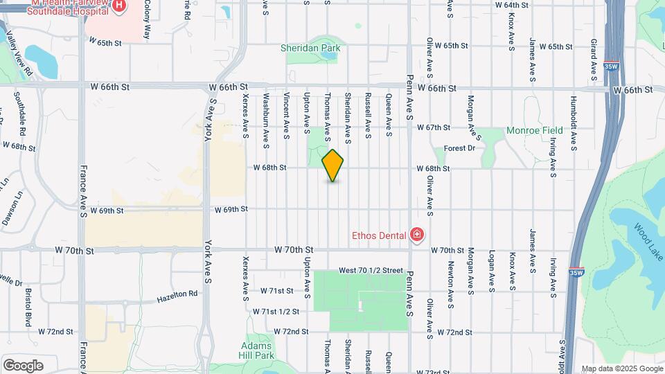 6821 Thomas Ave S Mapa y Detalles de la Ubicación