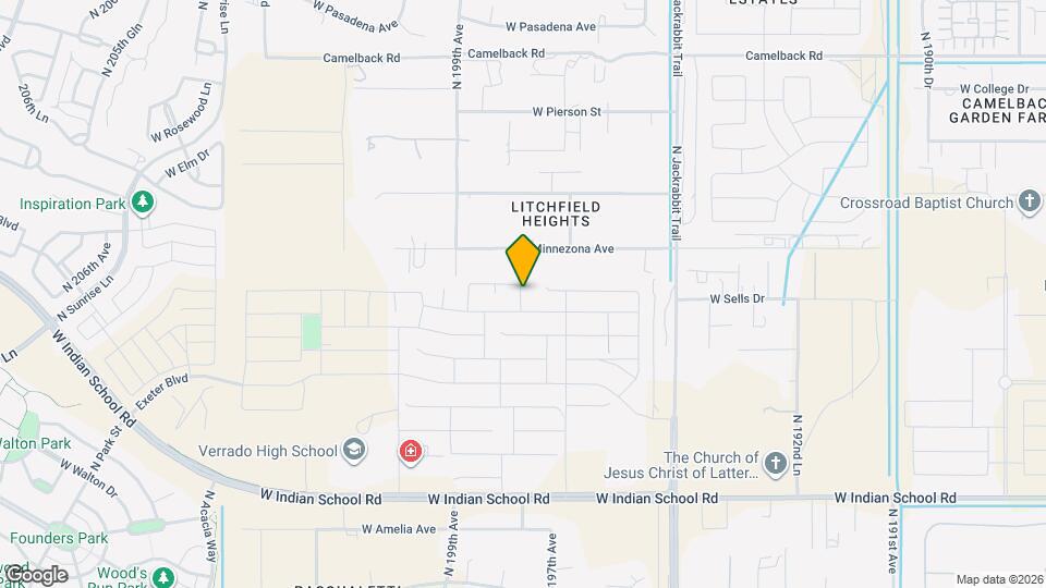 4509 N 197th Ln Map and Location Details