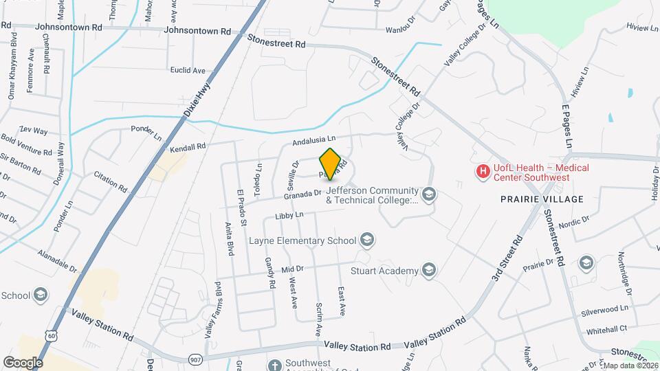 4723 Granada Dr Map and Location Details