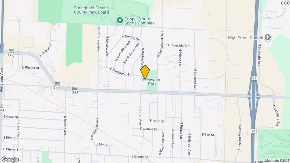 508 N Burton Ave Map and Location Details