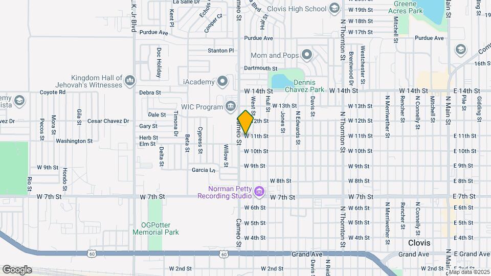 1417-1421 W 11th St Map and Location Details