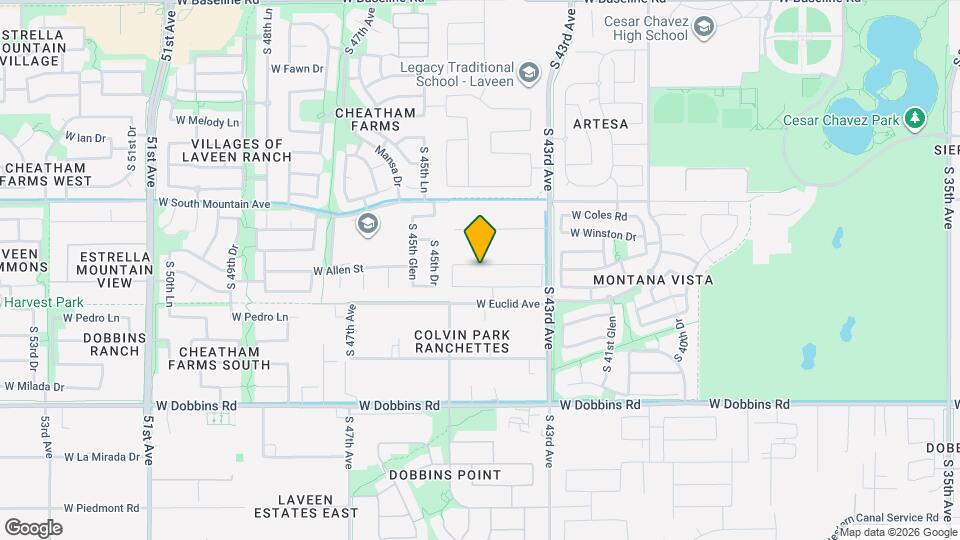 4423 W Allen St Map and Location Details