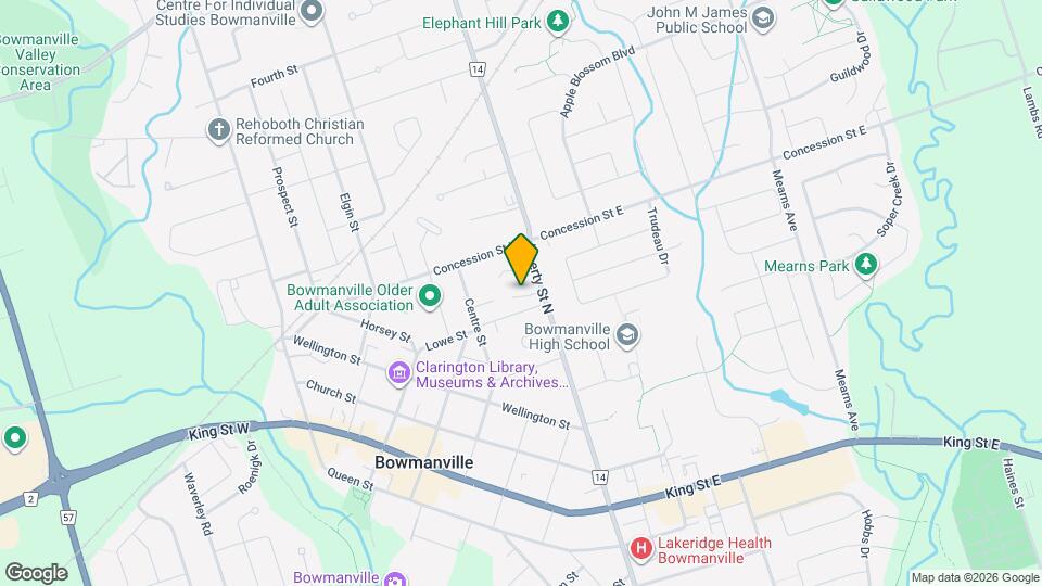 100 Liberty St N Map and Location Details