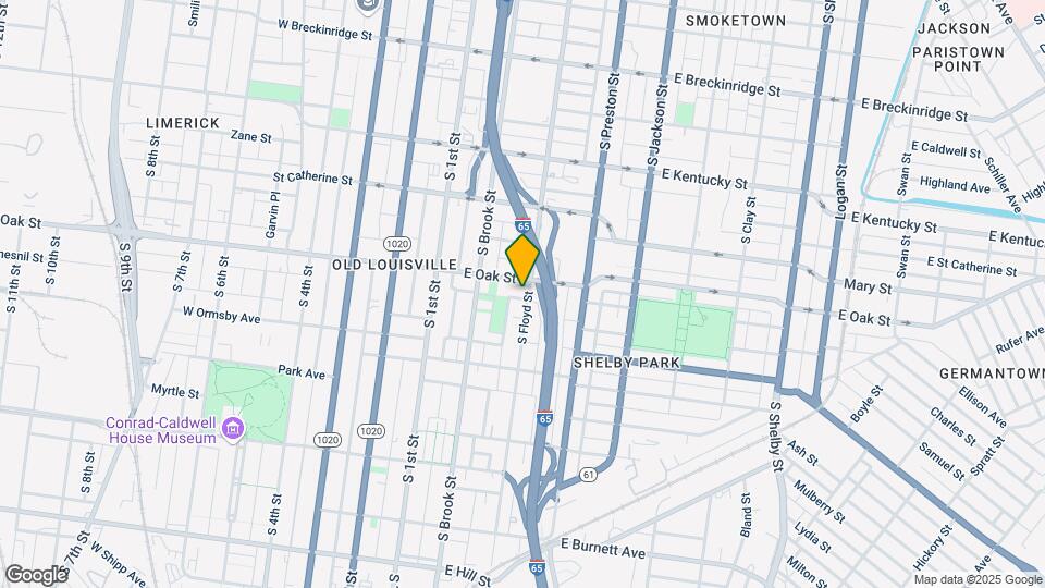 1212 S Floyd St-Unit -1 Map and Location Details