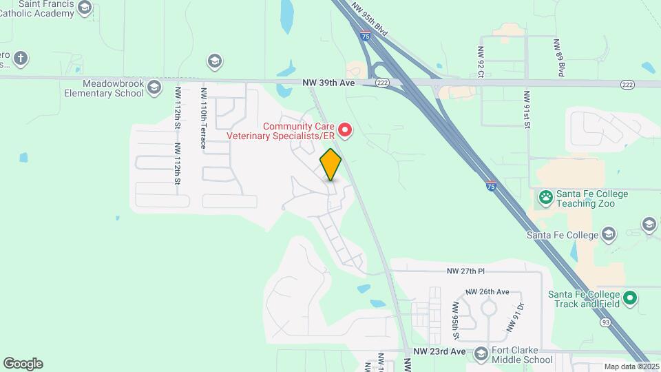 3252 NW 103rd Dr Map and Location Details