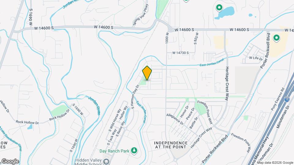 14912 S Thunder Horse Ln Map and Location Details