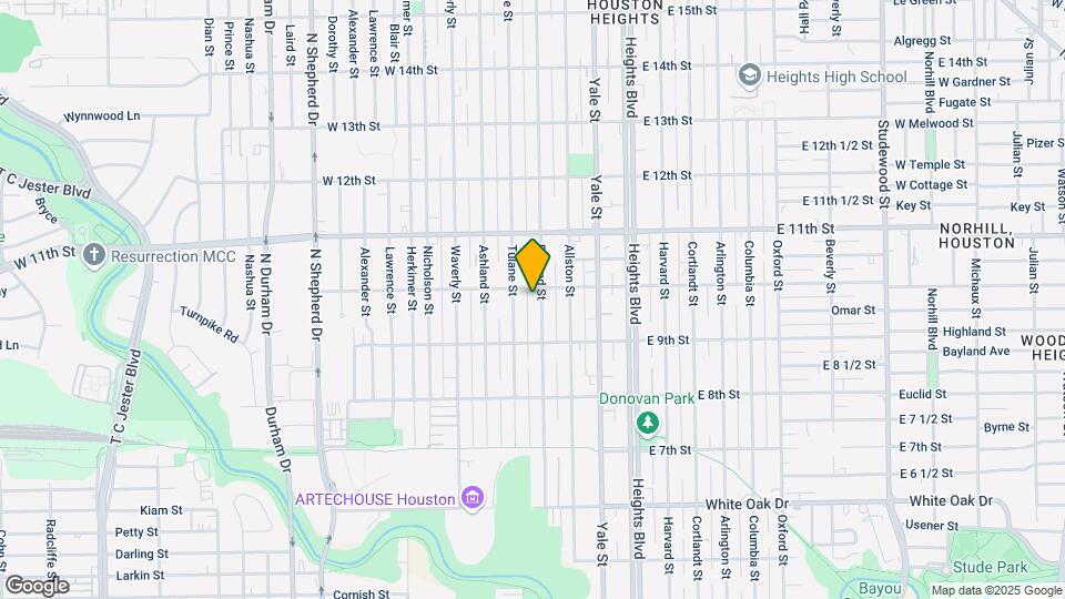 939 Rutland St Map and Location Details
