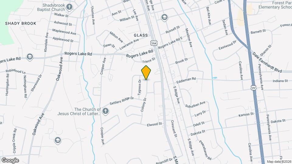 1445 Matthew Allen Cir Map and Location Details