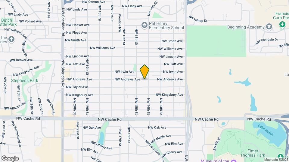 1406 NW Andrews Ave Map and Location Details
